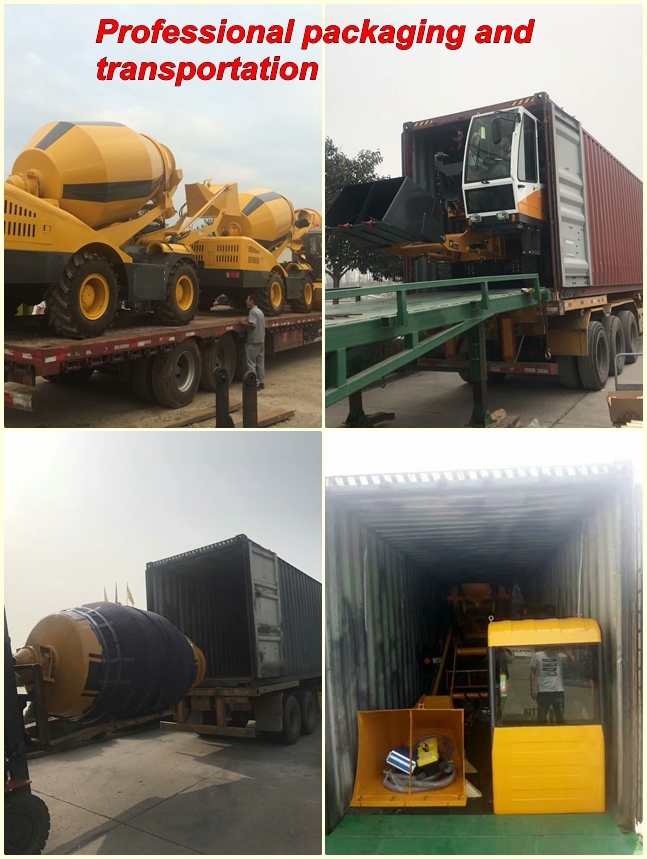 New Design Self Loading Diesel Concrete Mixer (HQ4.0) for Sale