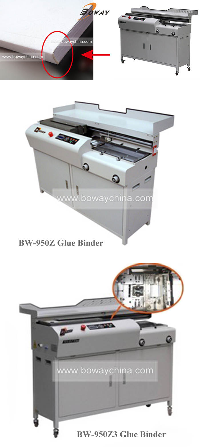 Boway 300books/H A4 Paper Auto Clamp Glue Hot Melt Adhesive Perfect Book Binding Machine