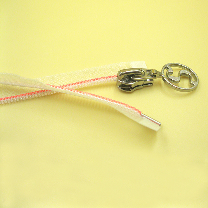 Open End Semi Transparent Teeth & Tape Nylon Zipper