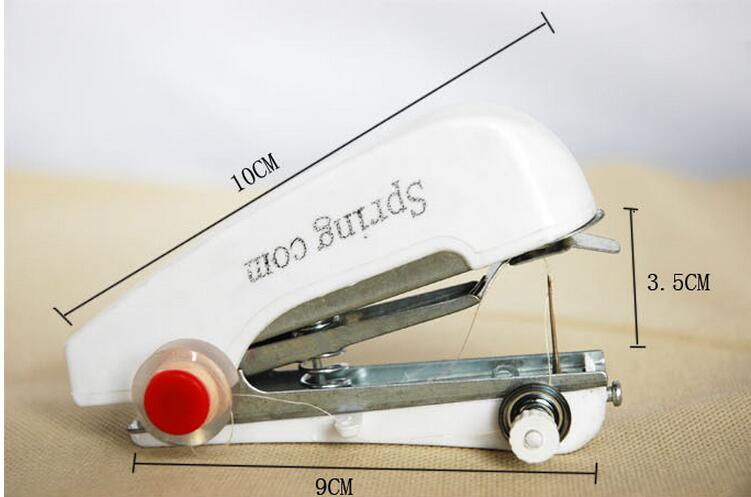 Handheld Household Mini Sewing Machine Useful Portable Needlework Cordless Mini Hand-Held Sewing Machine