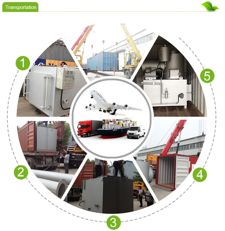 Hospital Waste Including Needles Syringe and Plastic Tests, Phatogens Medical Waste Incinerator