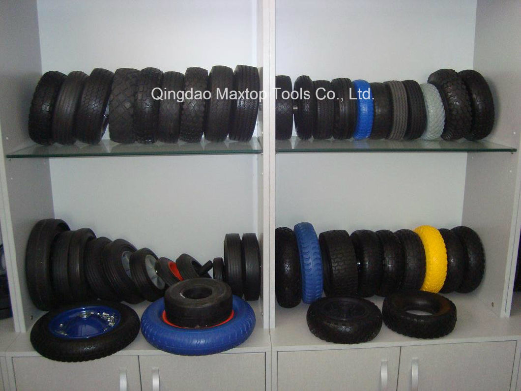 325-8 Solid Rubber Flat Free PU Foam Wheel