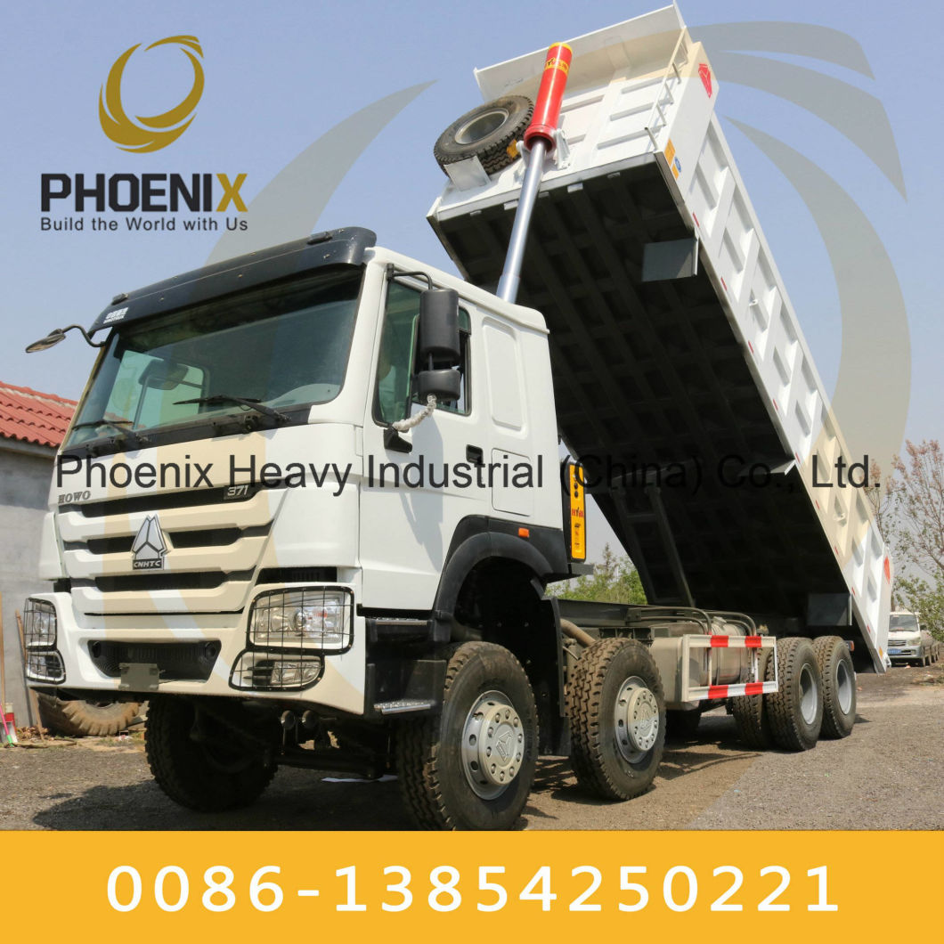 Fairly Used Sinotruk 371HP HOWO Dump Truck 8X4 Tipper with Excellent Condition for Africa