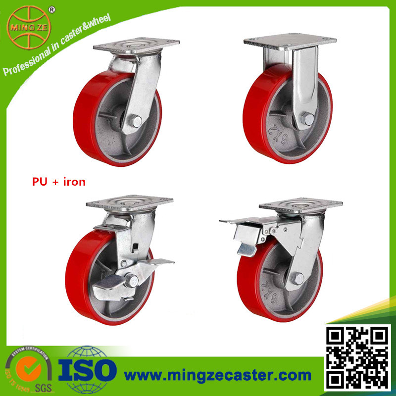 Heavy Duty PU Trolley Castor