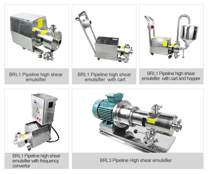 Sauce Homogenizing Inline Mixer/Mayonnaise High Shear Emulsion Pump