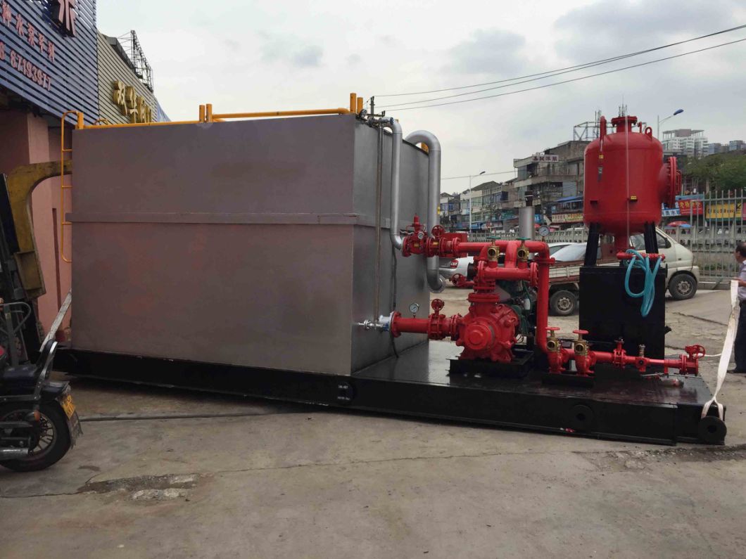 Fire Fighting Diesel Water Supply Equipment with Water Tank