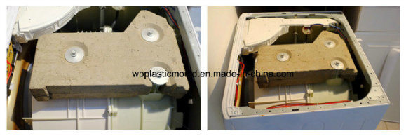 Plastic Mould for Washing Machine/Dishwasher Internal Stabilizing Concrete Counterweight (PZK362-63-67)