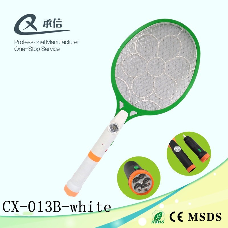 High Quality Durable Electronic Inect Racket, Mosquito Killer Bat with Separable LED Torch