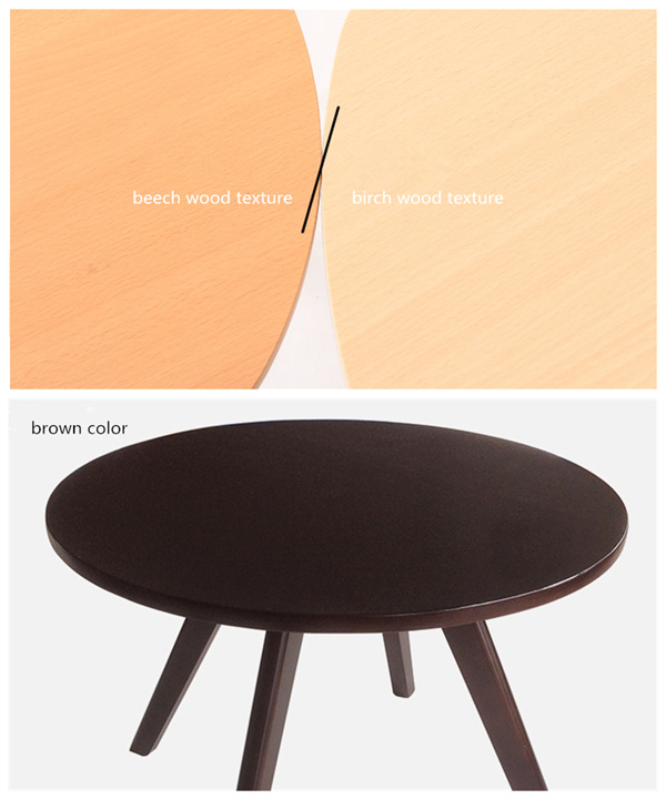 Wooden Round Restaurant Coffee Table