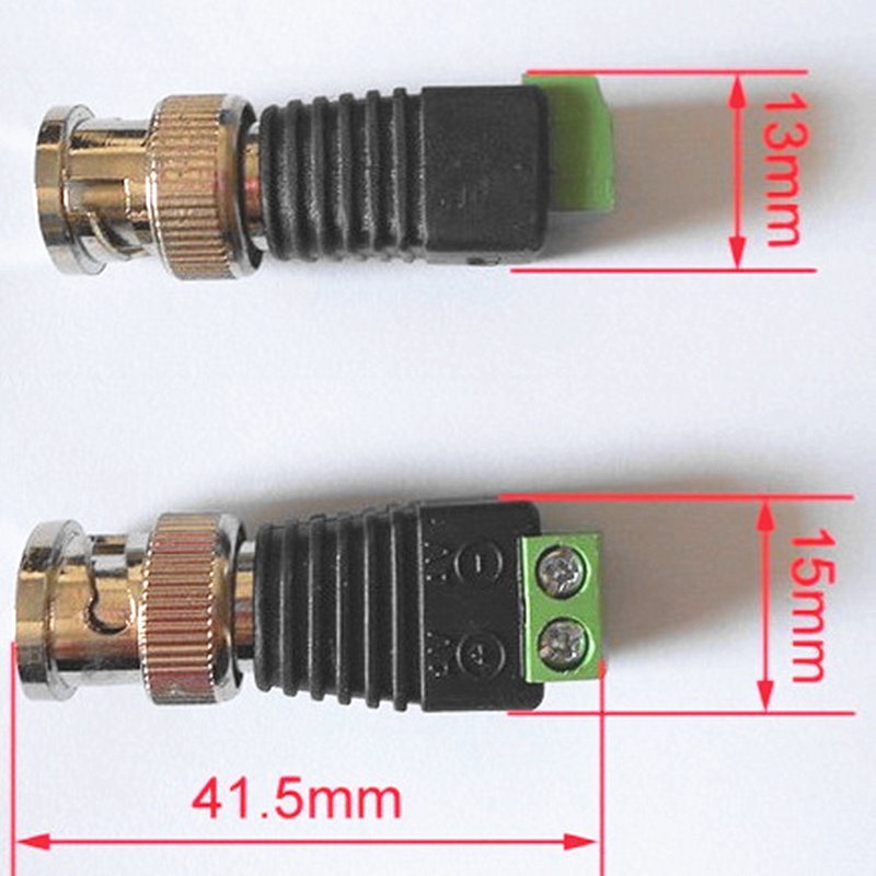 Hot Sell CCTV Coaxial Male BNC Connector with Screw Terminal (CT120)