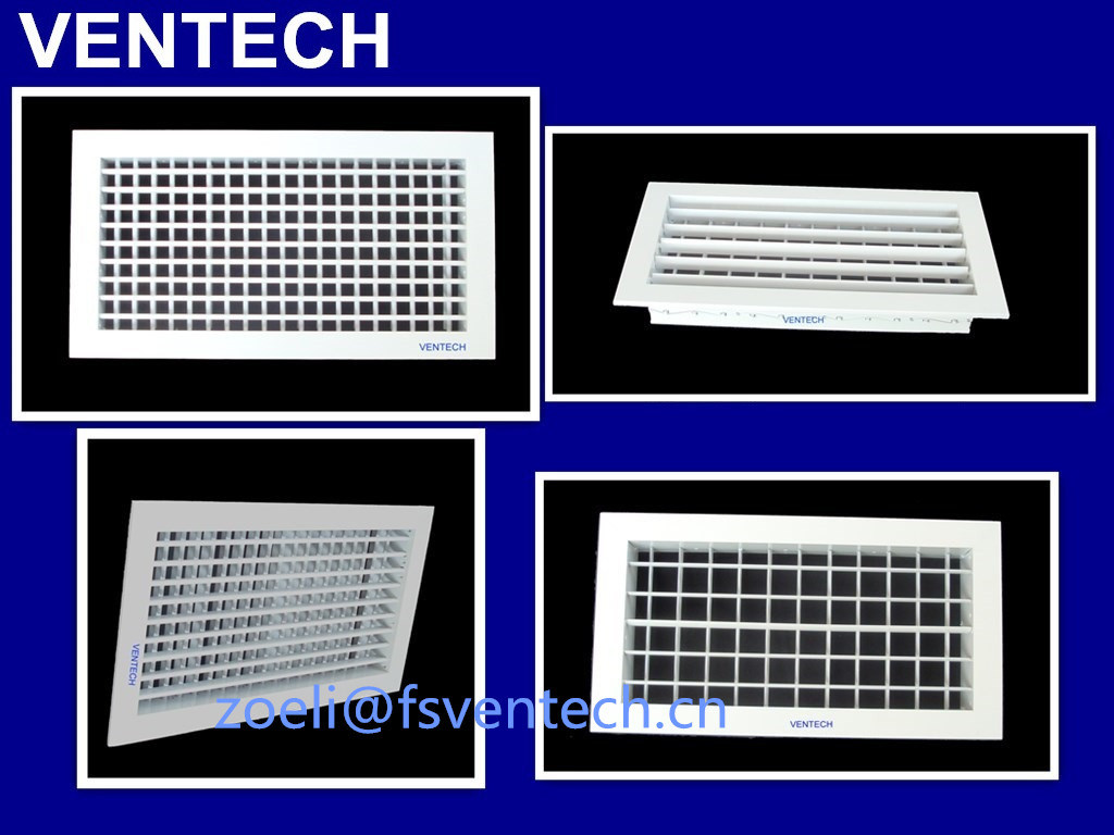 Air Louver Supply Vent Grilles, Easy Install Double Deflection Air Grille