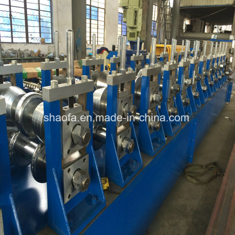 Automatic Standard Two Waves Highway Guardrail Roll Forming Machine