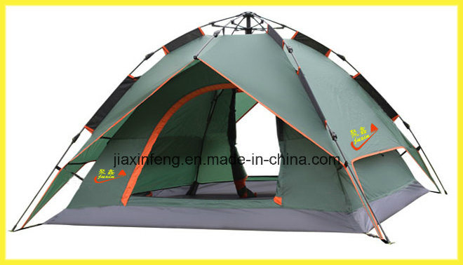 3 Person Automatic Camping Tents with Rainfly