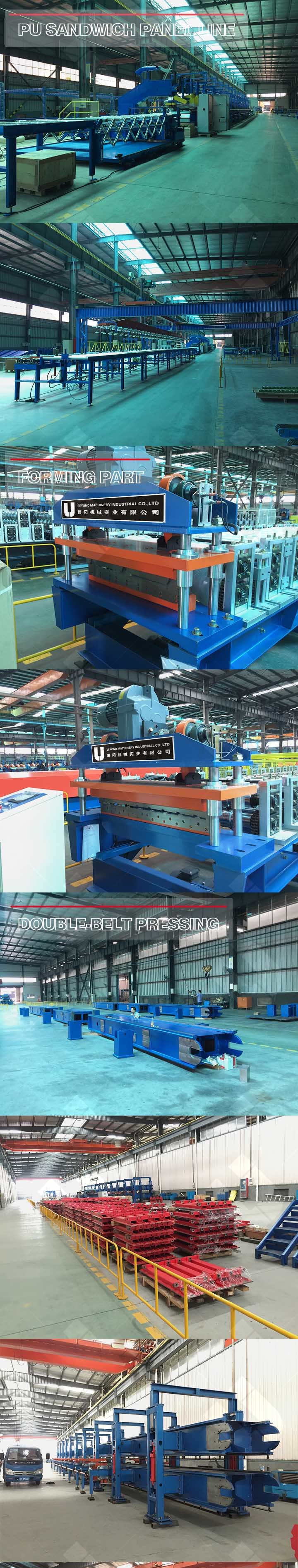 Garage Door PU Sandwich Panel Production Line