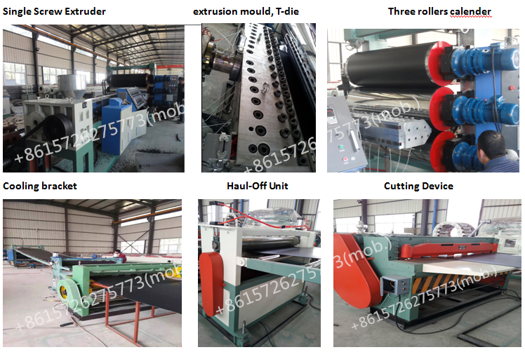 PVC Printing Sheet Extrusion Line PVC Coil Plastic Extruder Machine