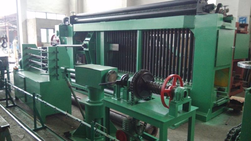 High Working Efficiency PLC Double Twist Gabion Wire Mesh Machine