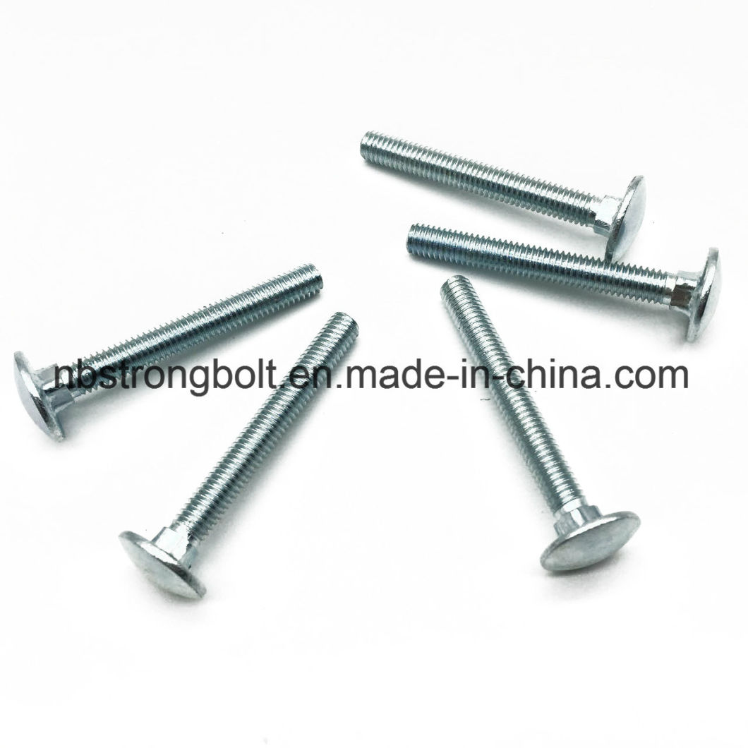 Round Head Square Neck Bolt DIN603 Carriage Bolt, Cl. 8.8 with Zinc Plated Cr3+