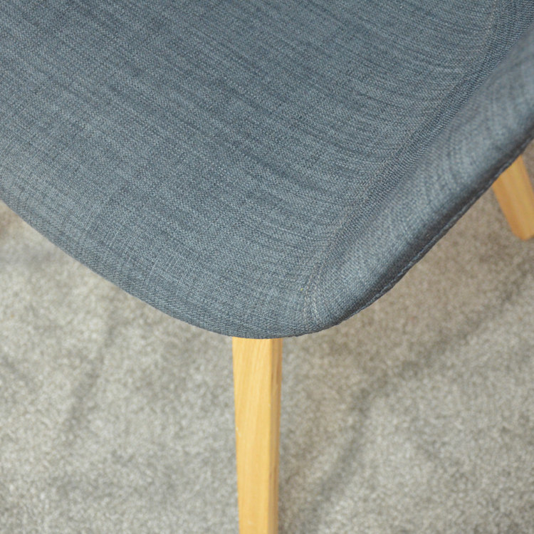 Wooden Leg Living Room Fabric Shell Upholstered Chair (SP-HC556)