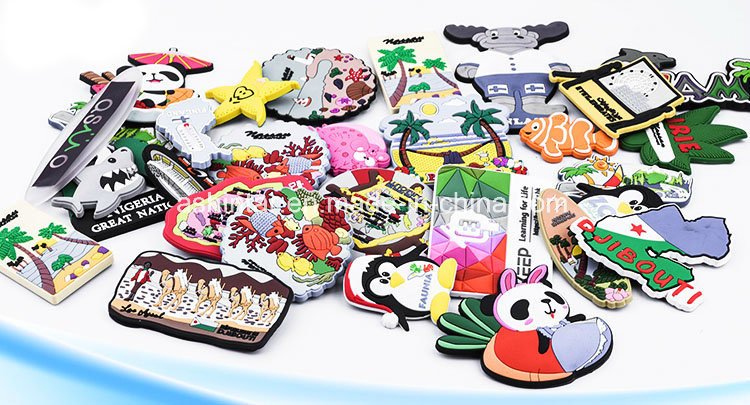 Custom 3D Rubber Soft PVC Souvenir Travel Fridge Magnet