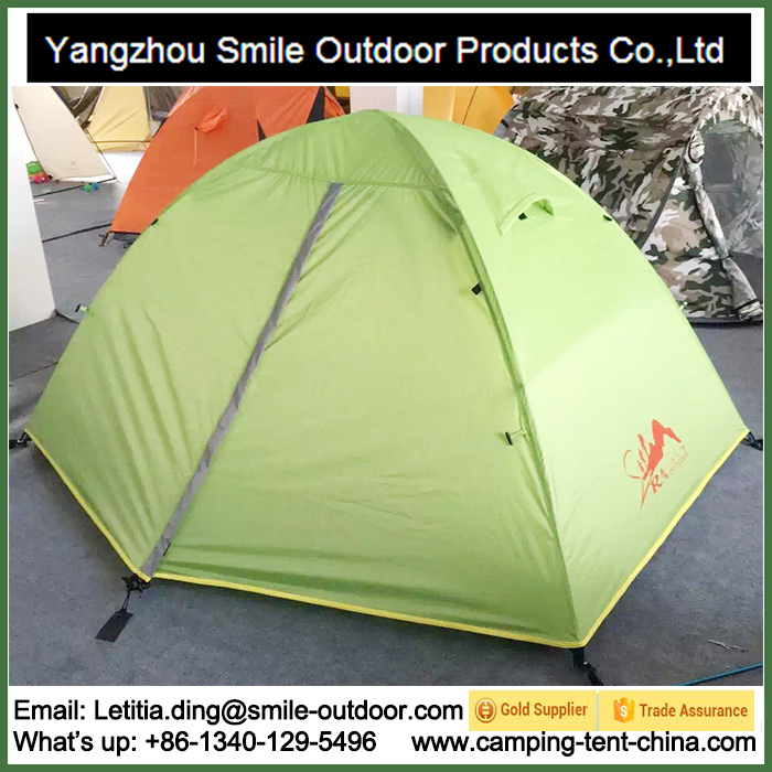 Single Person High Class European Ripstop Nylon aluminium Peak Tent