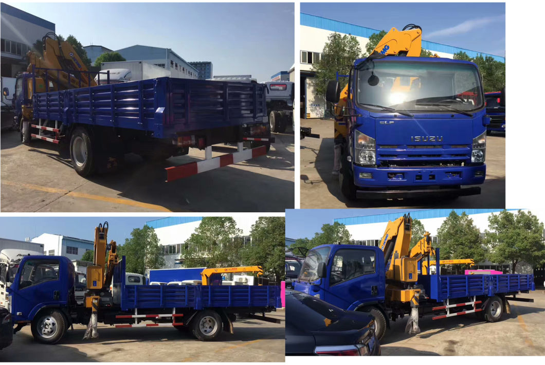 Isuzu 4*2 3 Ton Loader Folding Crane Truck