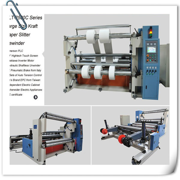 PLC Control Shaftless Paper Slitting Machine