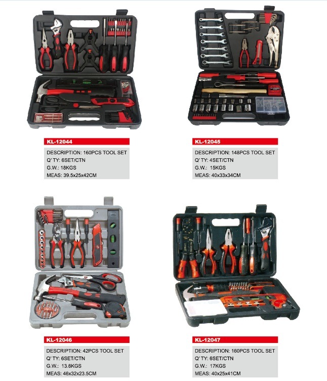 141PCS Tool Set, Kraft Mate Tools Set, Hand Tool Kit, DIY Tools China Manufacturer