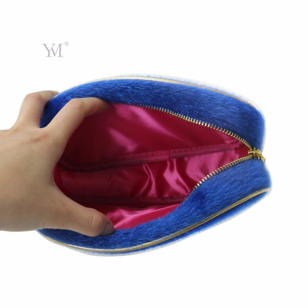 Alibaba Express Fashion Travel Felt Cosmetic Bag for Lady