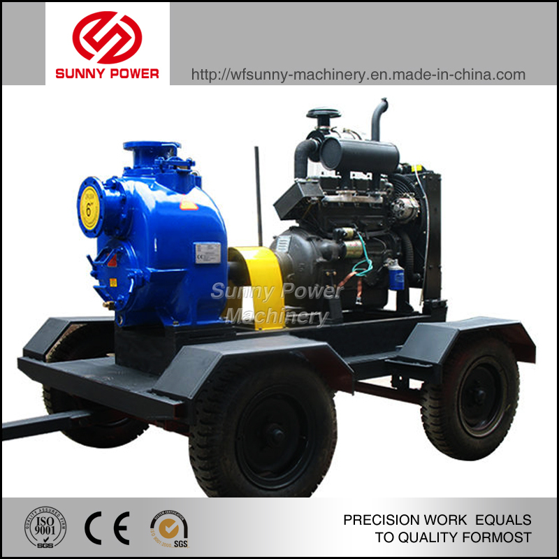8inch 84kw Diesel Water Pump with Outflow 374m3/H Lift 70m