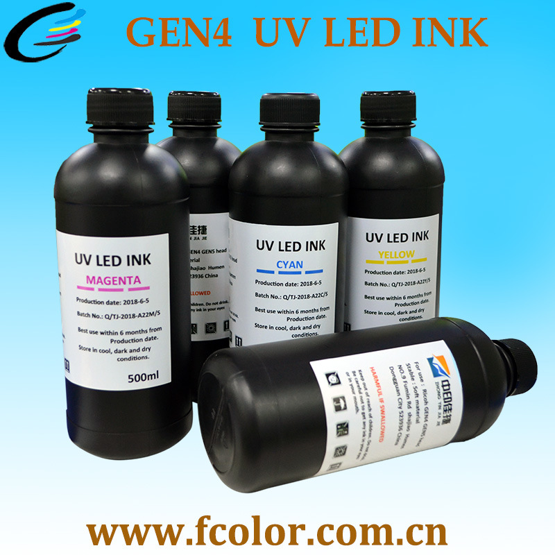 LED UV Ink for Ricoh Gen4 Head UV Printing Machine