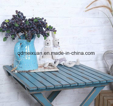 Hot Mediterranean Style Folding Square Table Simple Portable Multi-Function Table Spot Custom Shops (M-X3306)