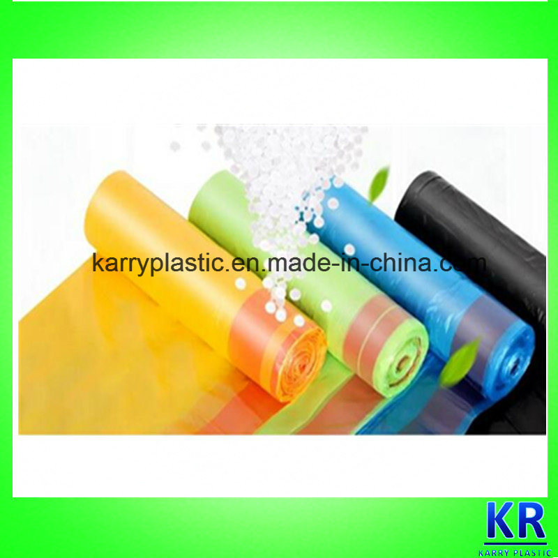 Tie Handle Heavy Duty Plastic Trash Bag with Drawtape