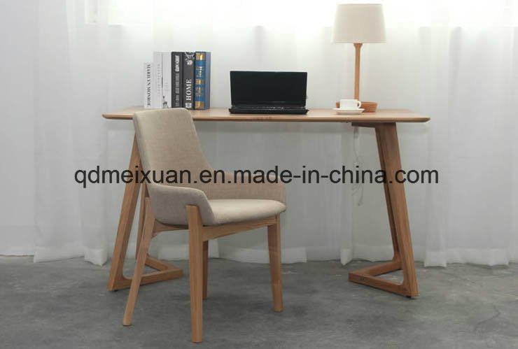 Oak Solid Wood Dining Chairs Modern Dining Chairs Computer Chairs Leather Chairs (M-X2503)