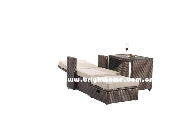 Combined PE Rattan Wicker Outdoor Lounge Bp-8029