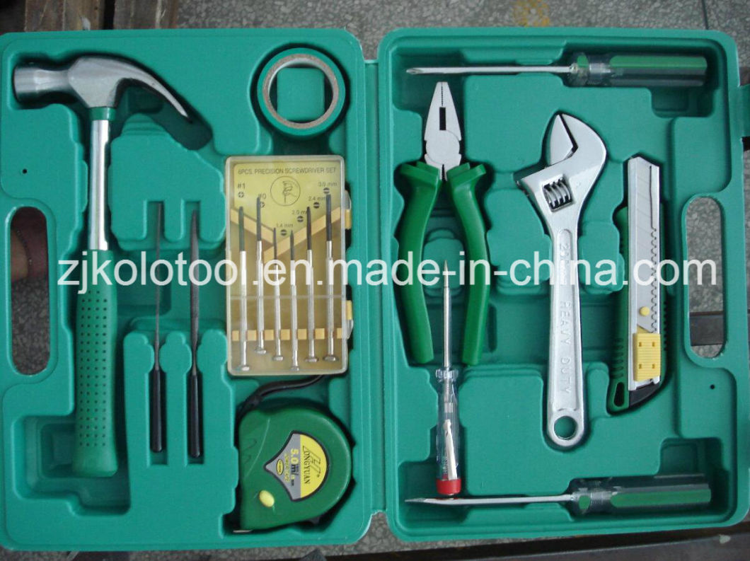 High Quality 16PC Household Hand Tool Kit with Spanner Set