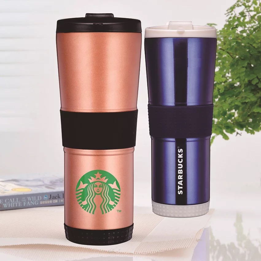 2017 New Design Customize Coffee Stainless Steel Travel Tumbler Mug with Flip Lid