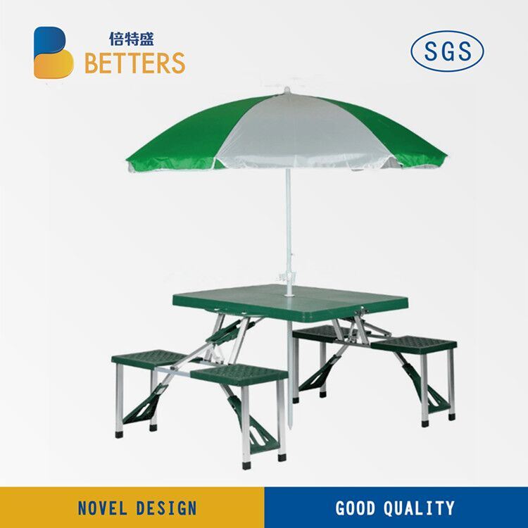 Outdoor Plastic Folding Suitcase Camping Table