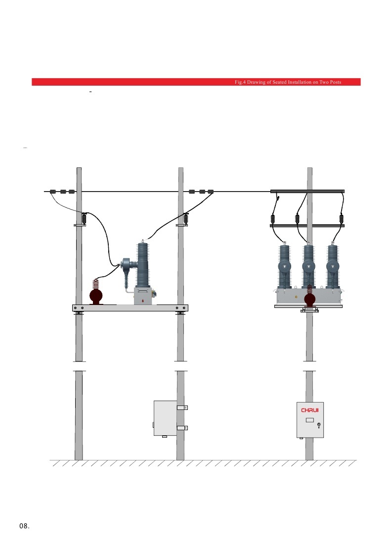 40.5 Outdoor Hv Vacuum Circuit Breaker for Transformer Substation with Disconnector