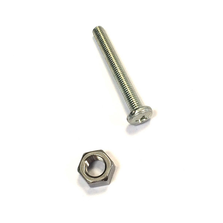 Made in China Zinc Finish DIN571 Wood Screw and Nut