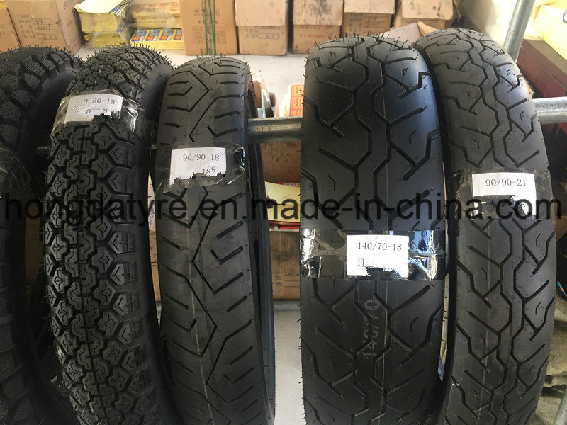 Motorcycle Tyre/Motorcycle Tube 275-18 90/90-17 90/90-18 Rubber Tyre for Motorcycle