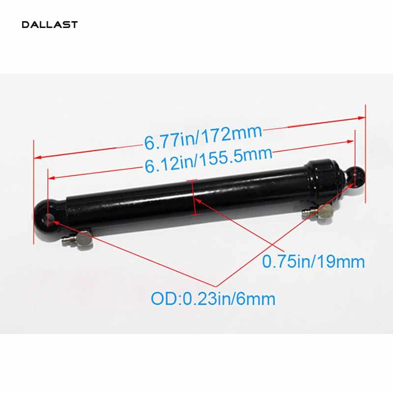 5 Stage Small Mini 2 Inch Bore Hydraulic Cylinders Telescopic