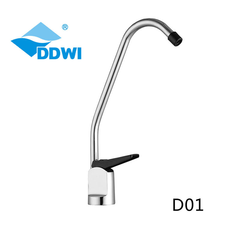 New Style Chrome Plated Ordinary Gooseneck RO Kitchen Faucet