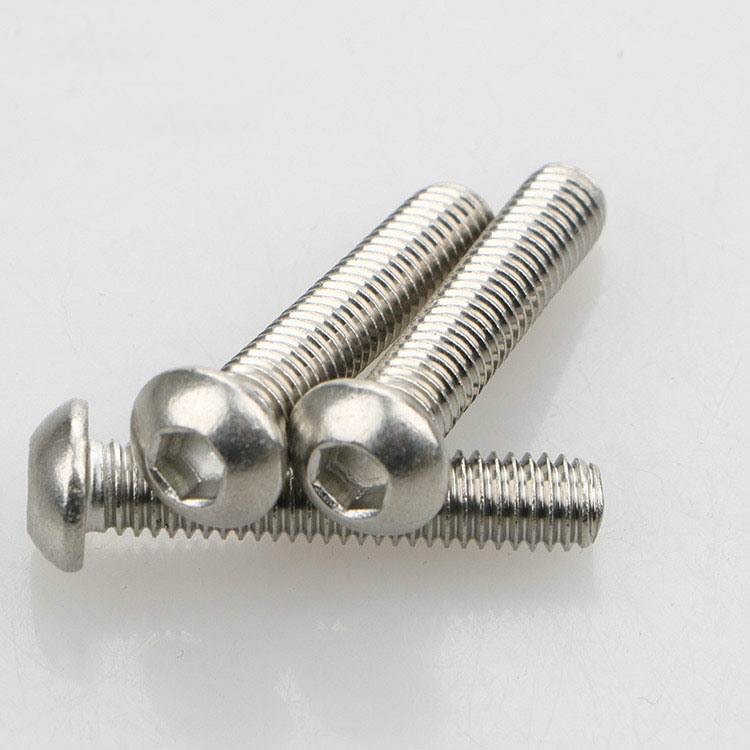 ISO7380 SS316 Pan Head Hex Scoket Machine Screw