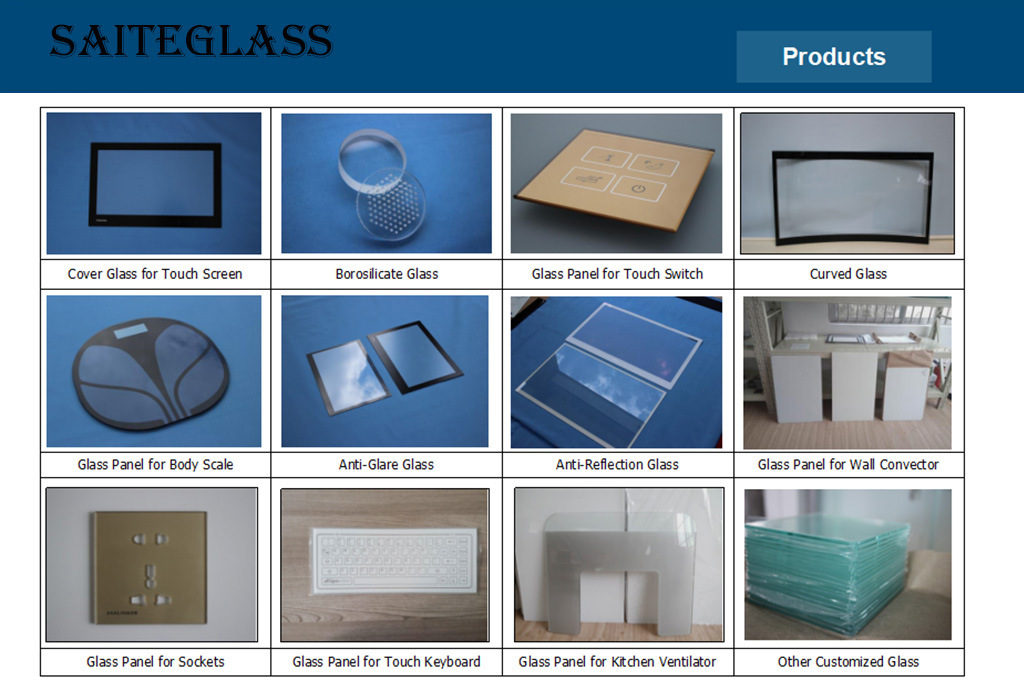 OEM ITO Glass Toughened 6mm Electronic Bathroom Weighing Fat Body Scale Glass Panel