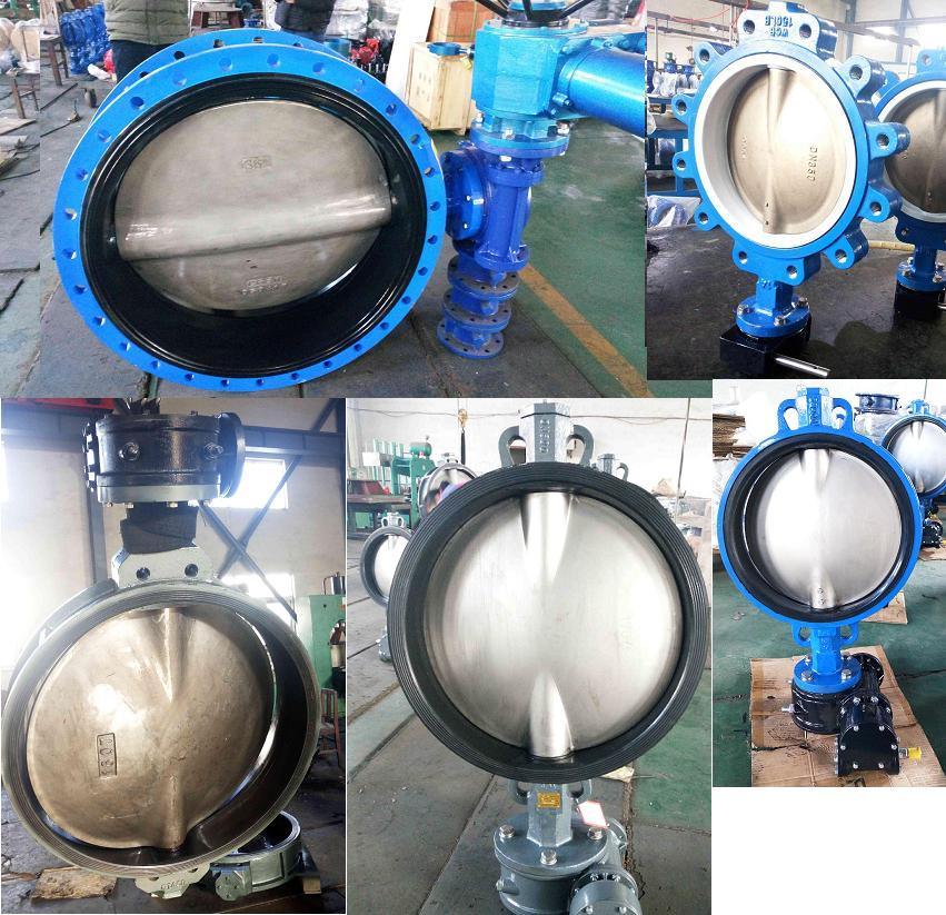 Ci/Di/CF8 Wafer Butterfly Valve with EPDM/PTFE