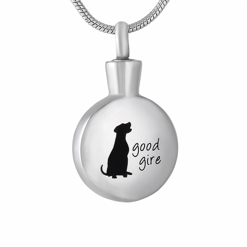 Dog Memorial Urn Jewellery Keepsake Pet Cremation Urn Pendants