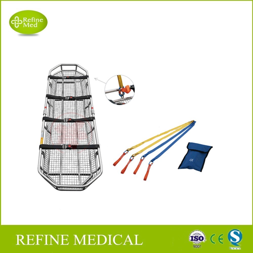 Gd-6D Medical High Quality Hospital Stainless Steel Basket Stretcher