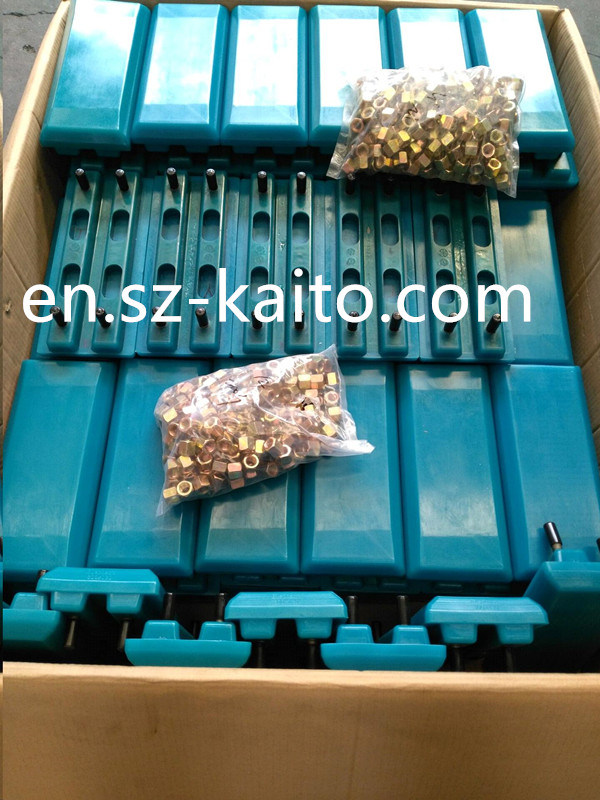 Split Type One-Piecerubber Kits Excavator Tracks Shoe / Track Pad / Track Pin Press for Undercarriage Parts E306 E307 Underc