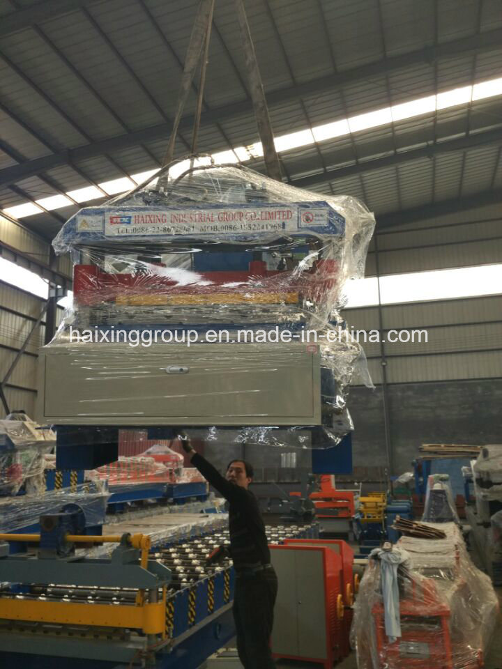 Corrugated Steel Color Tile Roll Forming Roof Crimping Machine