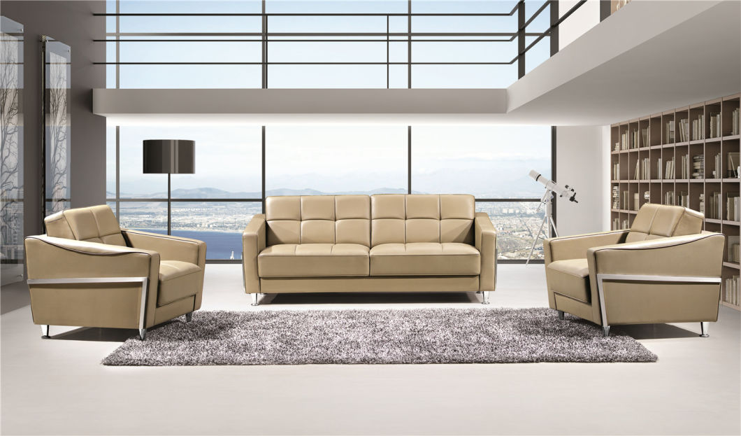 Popular New Design Reception Area Seating Eggcrate Metal Sofa